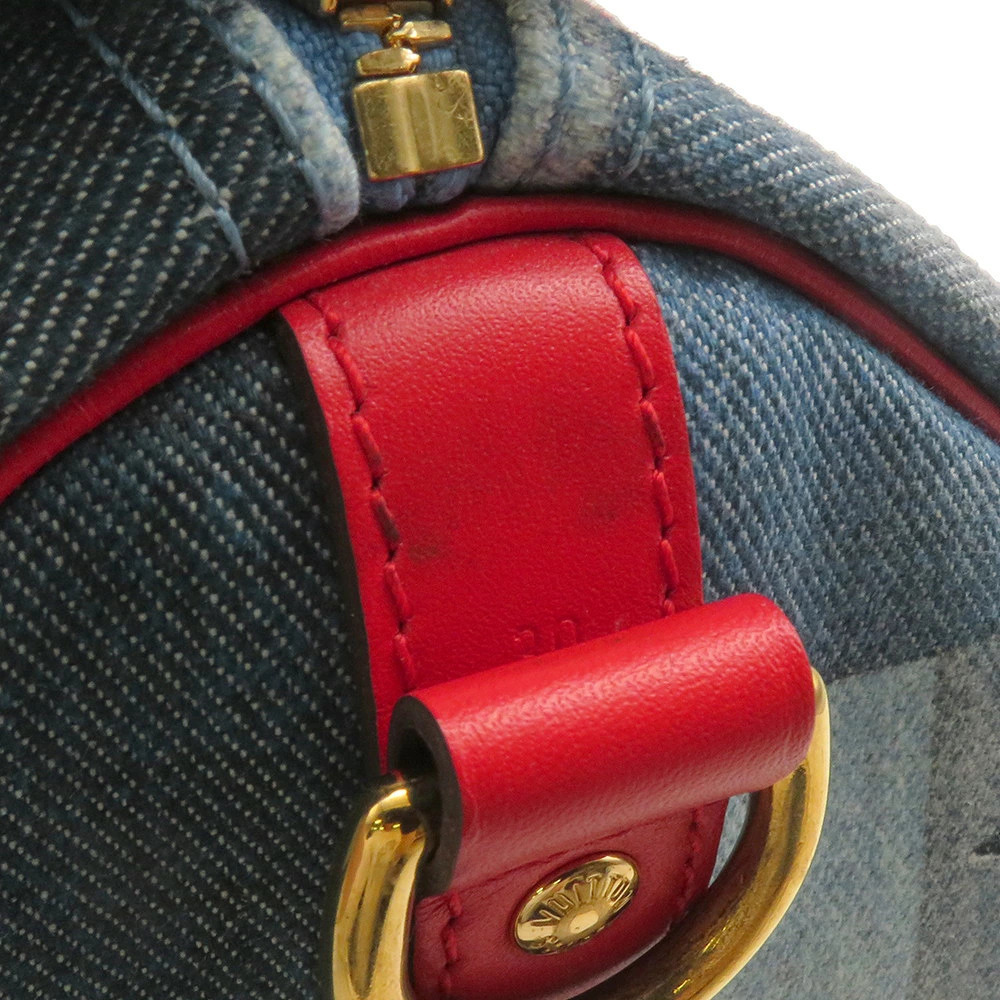 Louis Vuitton Bandouliere Speedy Denim Monogram Handbag Shoulder Bag - Picture 8 of 12